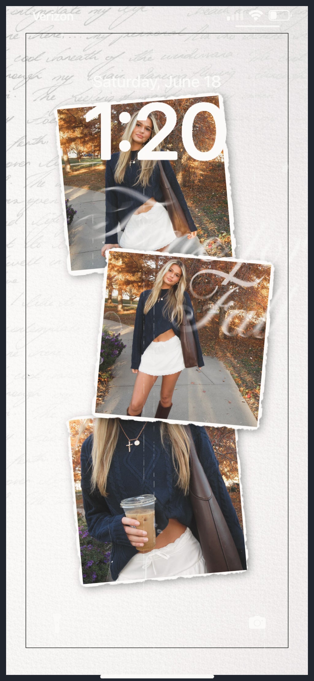 Custom Lockscreen & Wallpaper Collage Edit - Layout 1