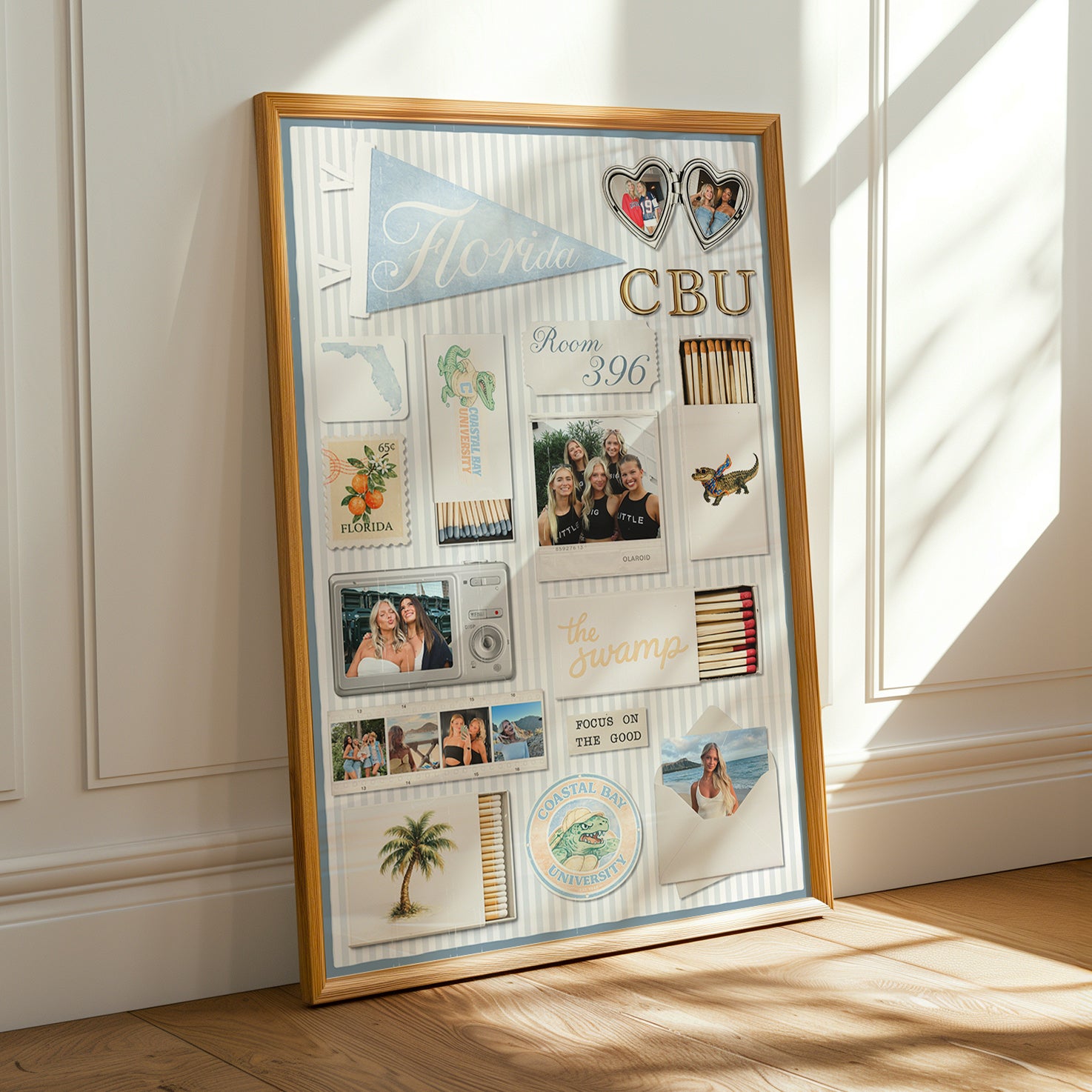 Custom College Matchbox Print