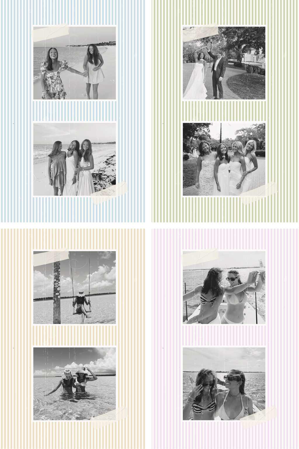Custom Digital Striped Wall Art Print