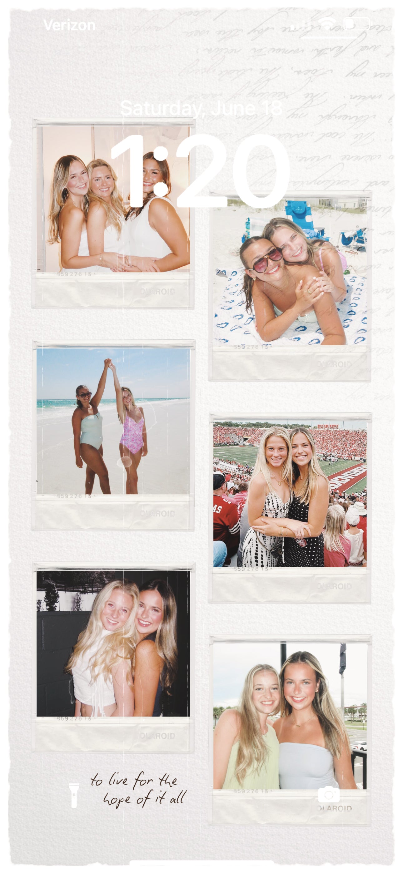 Custom Lockscreen & Wallpaper Collage Edit - Layout 3