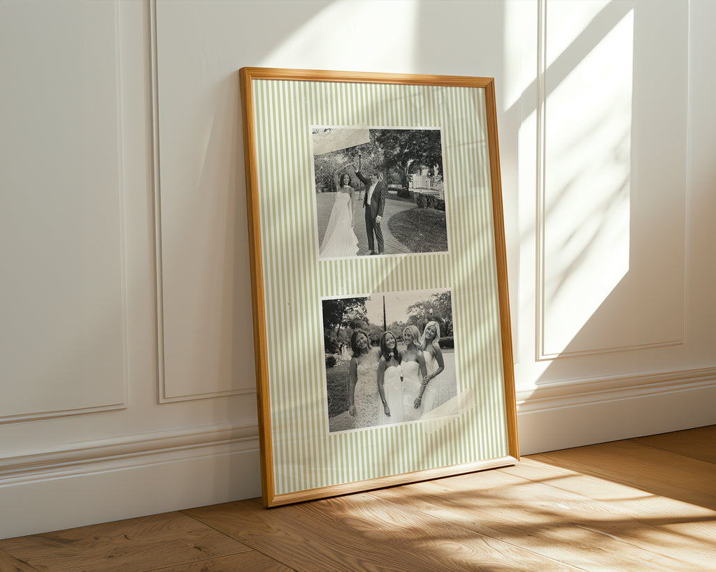Custom Digital Striped Wall Art Print