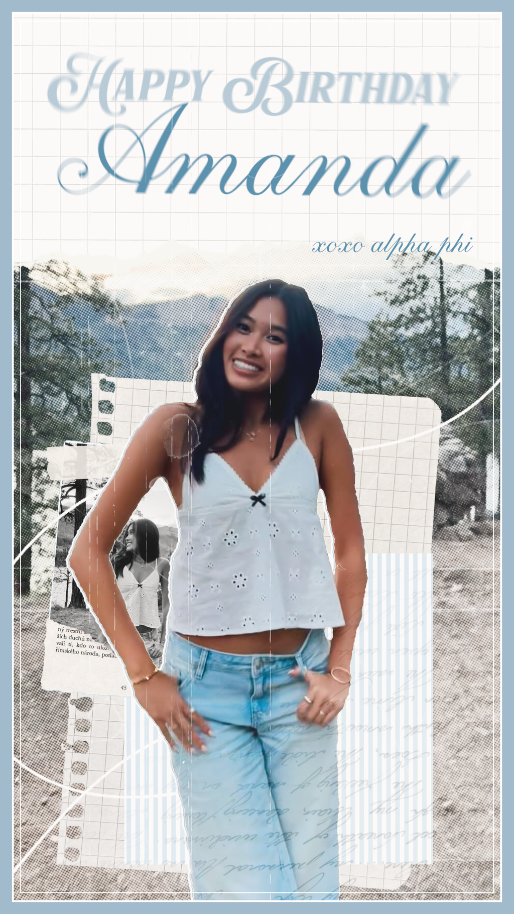 Sorority Birthday Story Post Package