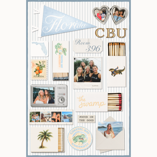 Custom College Matchbox Print