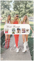 Custom Instagram Story Week Recap