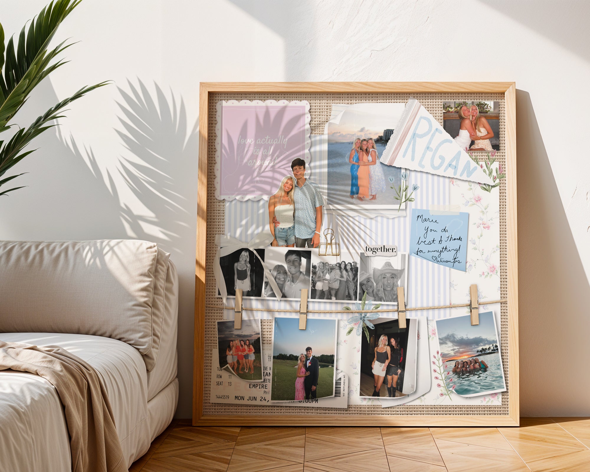 Custom Digital Pin Board Print - Layout 1