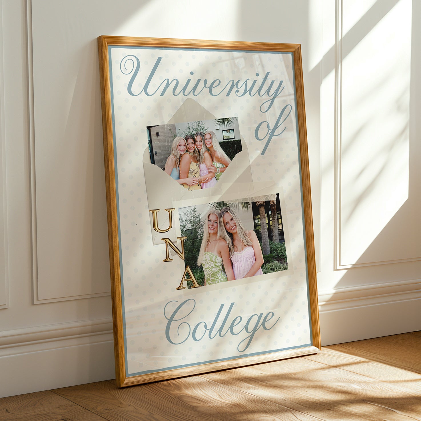 Custom College Wall Art Print